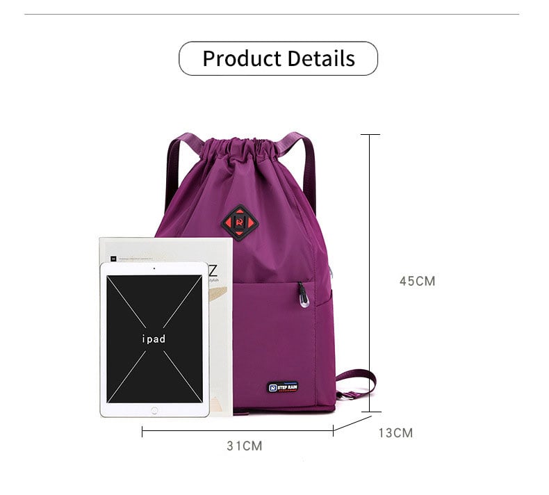 ⏰🔥50% OFF! 🎒 2026 Large Capacity Foldable Drawstring Sports Backpack – Lightweight, Durable & Perfect for Travel & Gym 💪✨
