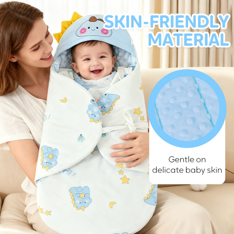 Cartoon Baby Sleep Sack with Anti-Startle Design