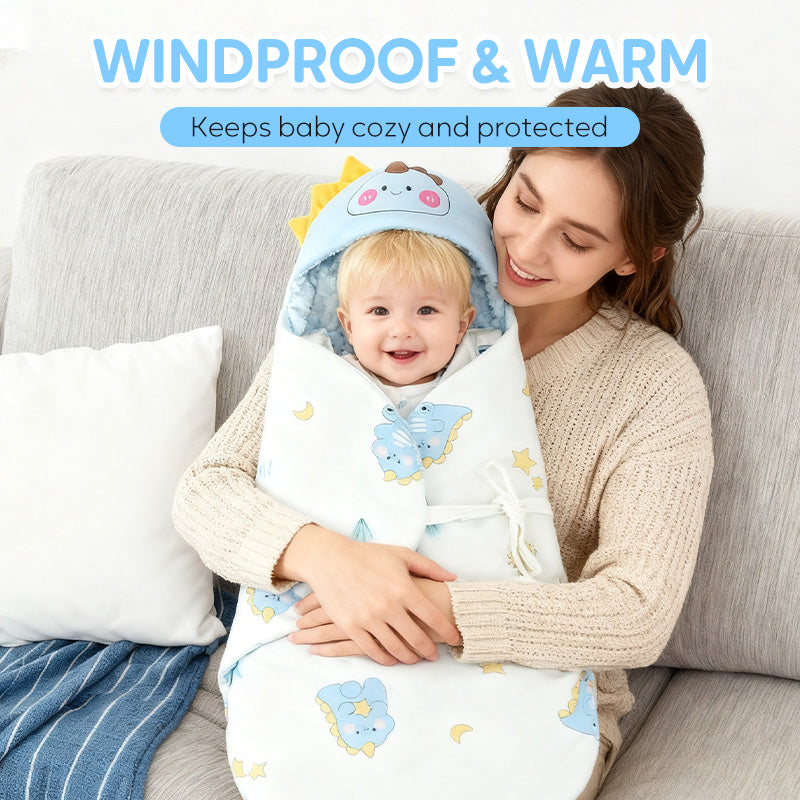 Cartoon Baby Sleep Sack with Anti-Startle Design