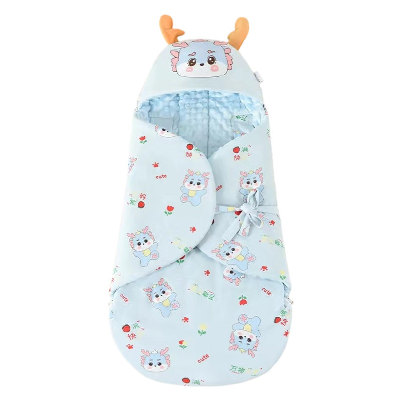 Cartoon Baby Sleep Sack with Anti-Startle Design