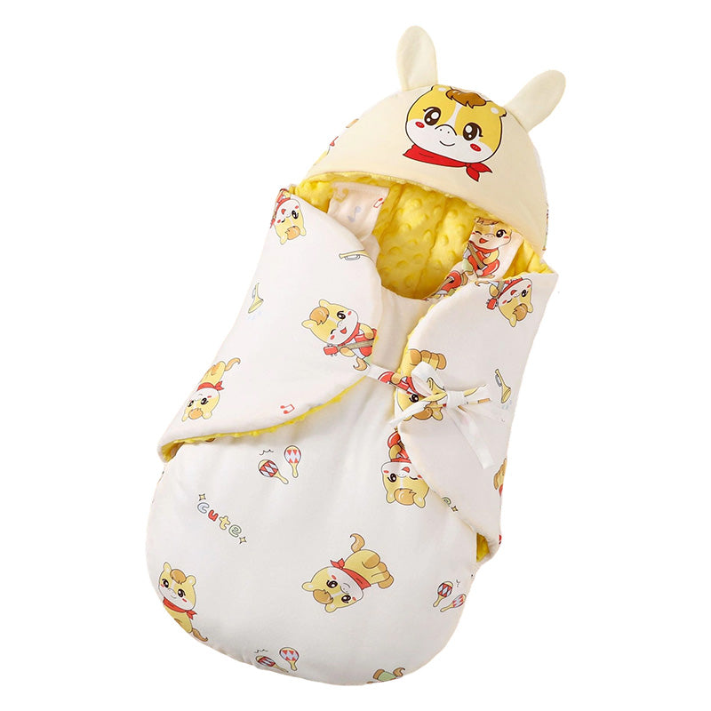 Cartoon Baby Sleep Sack with Anti-Startle Design