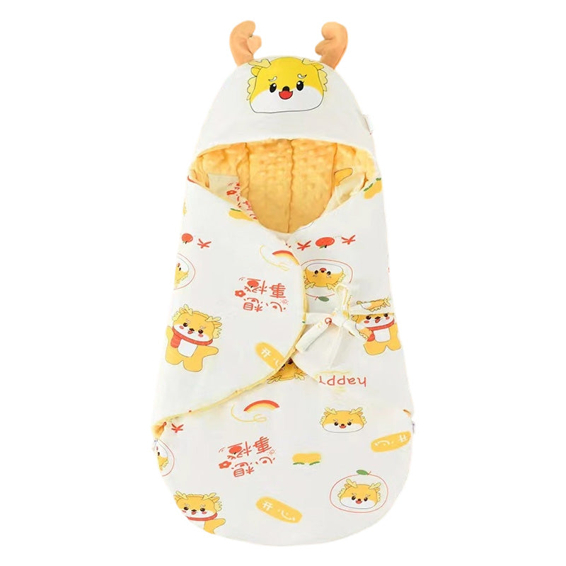 Cartoon Baby Sleep Sack with Anti-Startle Design