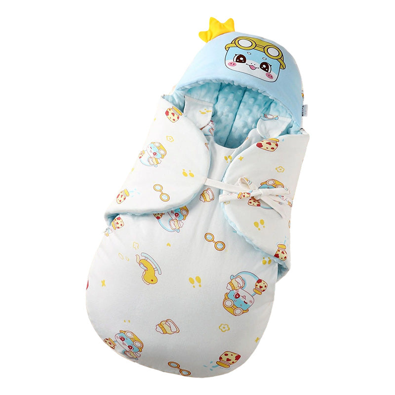 Cartoon Baby Sleep Sack with Anti-Startle Design