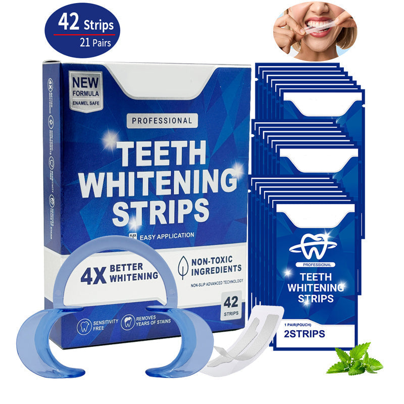 🔥Gentle & Effective Teeth Whitening Strips Set
