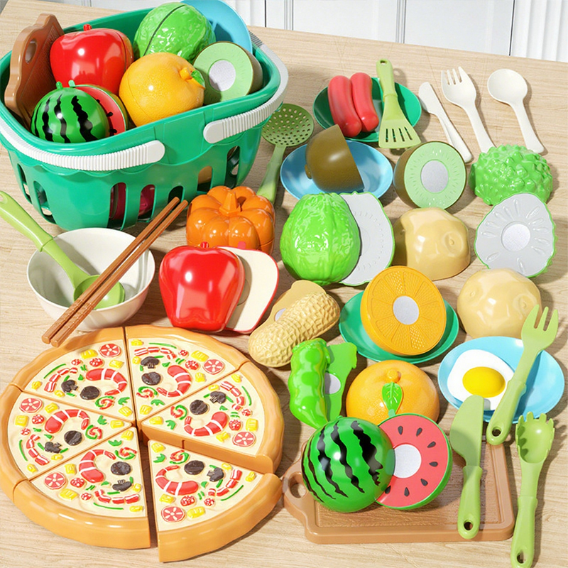 🎁50% OFF Christmas Sale🍎✨【Pretend Cutting Play Food Toys for Kids】✨