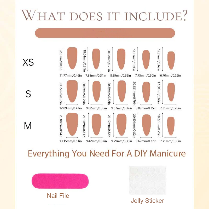 🎅✨Xmas Sale 50% OFF💥30 PCS Handcrafted Almond Press-On Nails Set💅