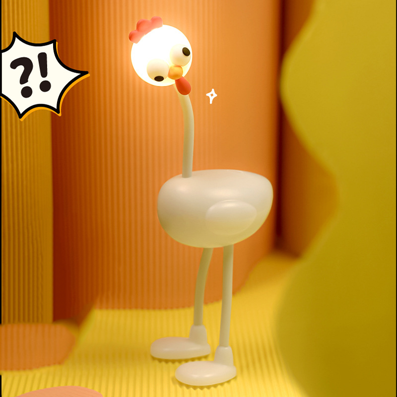 🔥🎄Buy 2 Get 1 Free🤪Flexible Poseable Chicken Desktop Lamp