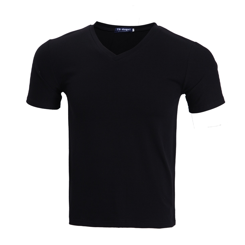Unisex Classic V-Neck Cotton Short Sleeve T-Shirt