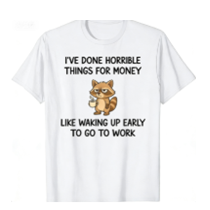 ♂️♀️Unisex Raccoon Funny Joke T-Shirt🦝😆