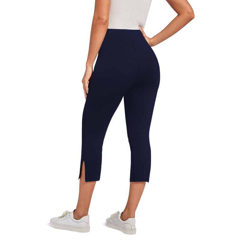 Stretchy Tummy Control Yoga Capris for Women
