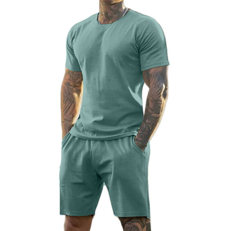 Men's Athletic T-Shirt & Shorts 2-Piece Set 💪 The Ultimate Men's Fitness Set🏋️♂️