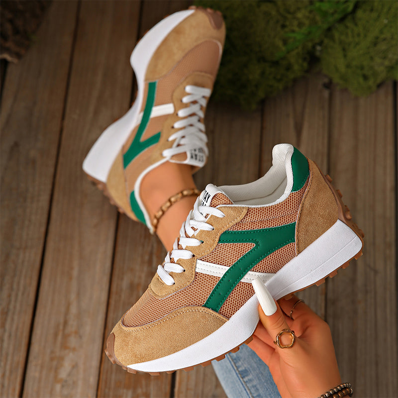 Women's Retro Mesh Platform Sneakers
