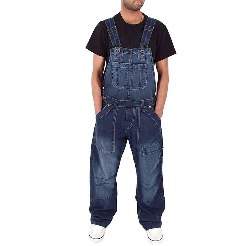 🔥Hot Sale -Men's Classic Fit Denim Overalls