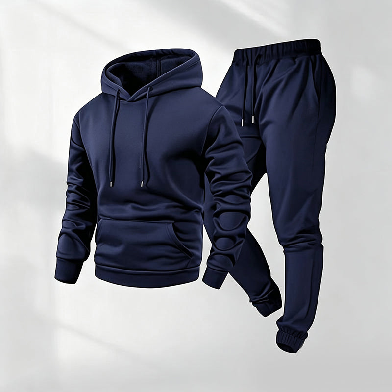 Men's Casual Graphic Hoodie & Sweatpants Set