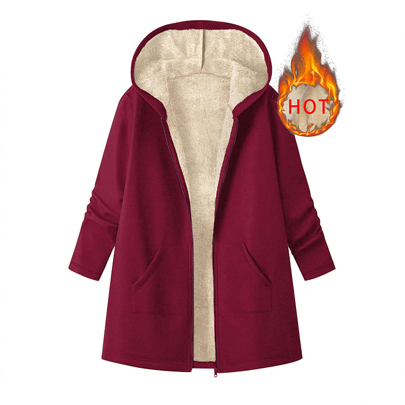 Women’s Cozy Hooded Casual Warm Jacket