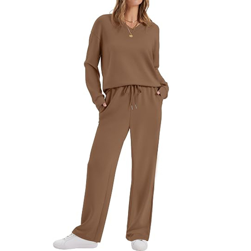 Women's Casual Top & Pants 2-Piece Lounge Set