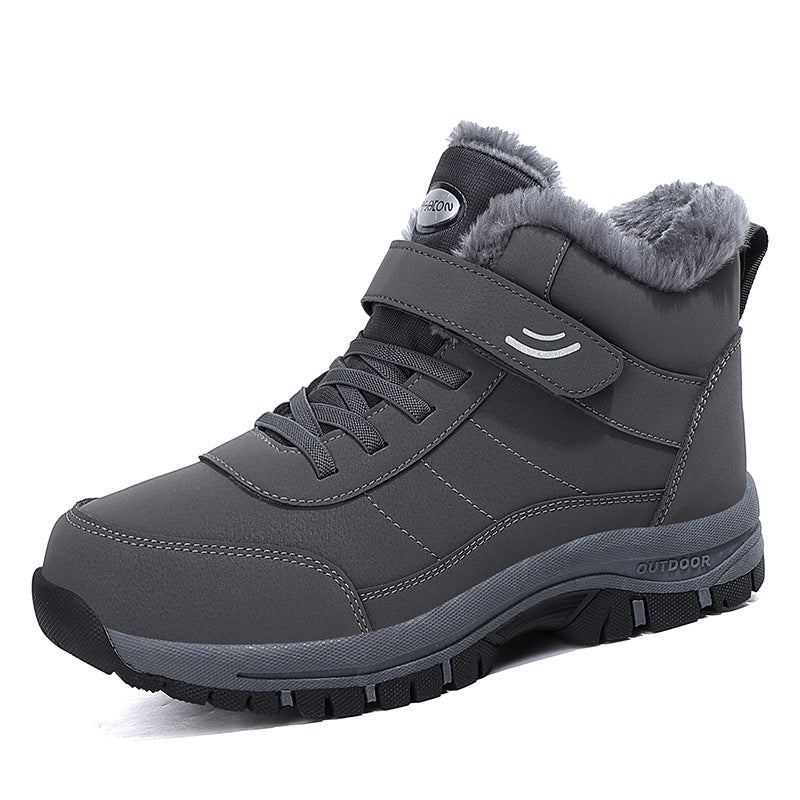 Plush and thick cotton anti slip shoes