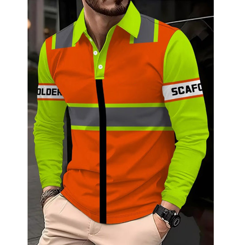 Men's High Visibility Long Sleeve Top