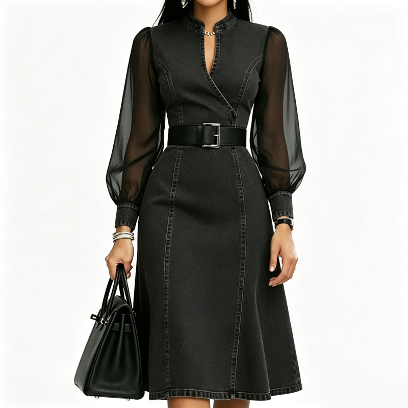 Women's Slimming Denim Dress