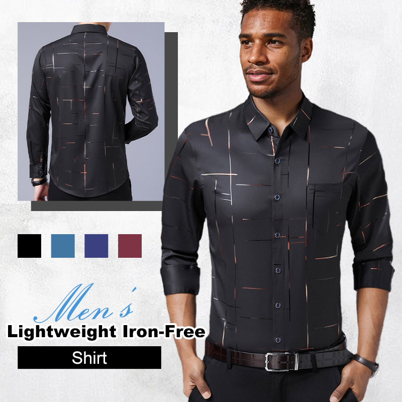 🔥49% OFF TODAY🔥Men's Thin Iron-free Shirt
