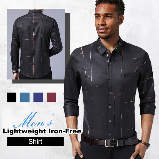 🔥49% OFF TODAY🔥Men's Thin Iron-free Shirt