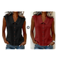 Women’s V-Neck Button-Down Top
