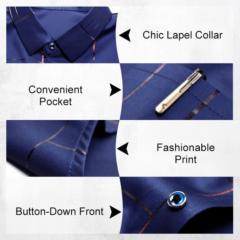 🔥49% OFF TODAY🔥Men's Thin Iron-free Shirt