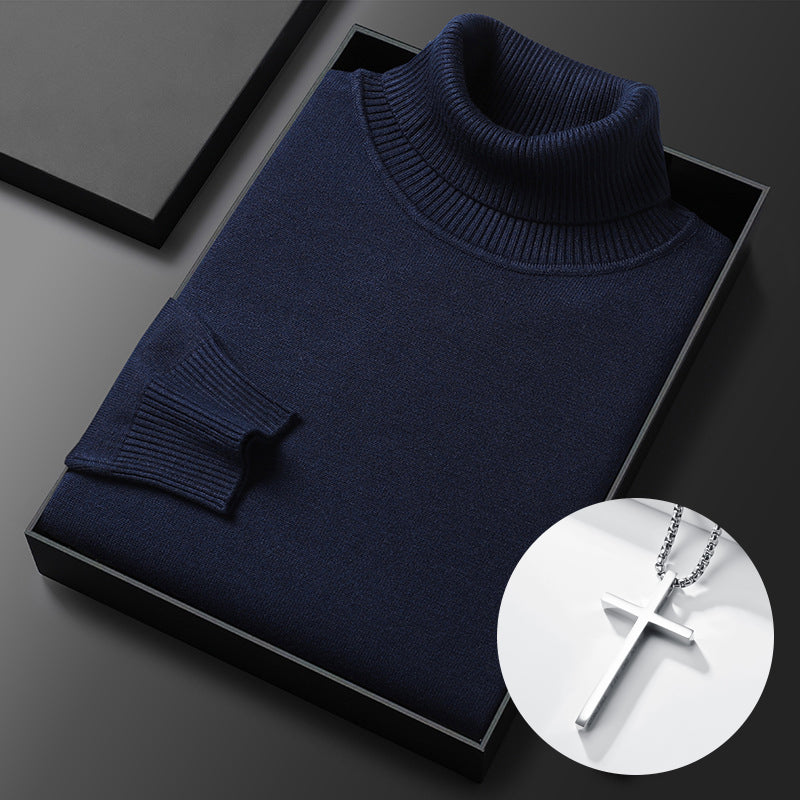 ⏳ 2026 Hot Sale!  ⏰Men's Solid Color Premium Turtleneck Sweater👔