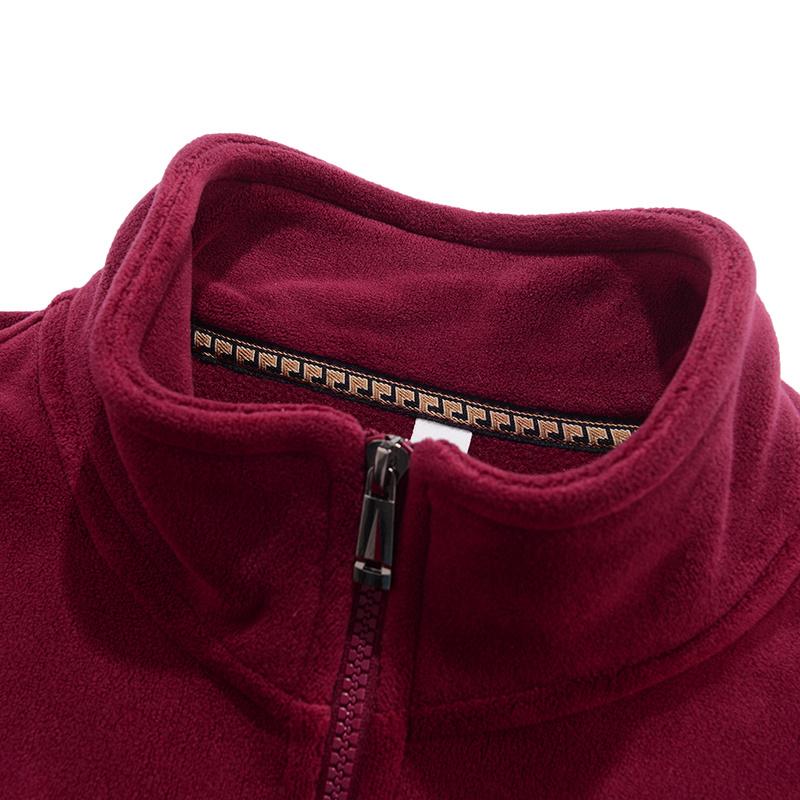Men's Ethnic Pattern Full-Zip Fleece-Lined Long-Sleeve Menswear Cardigan Sweater Jacket - Stand Collar, Casual Loose Autumn-Winter Christmas Everyday Top