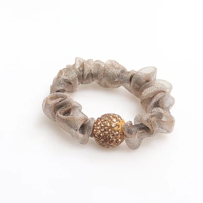 💝Hot Sale 50% OFF💝Elegant Rhinestone Mesh Hair Ties💎🎀