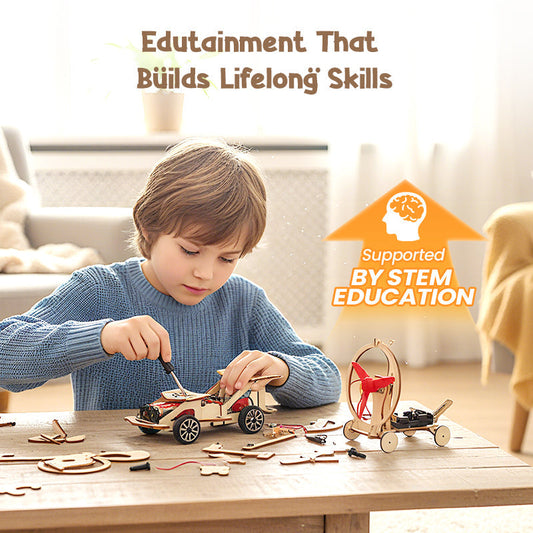 🔧 50% OFF! 🚀 DIY TECH TOYS - 12 Electronic Projects & STEM Learning Kit, Build Your Own Robot and Circuit Boards for Ages 8-12 👦🔬