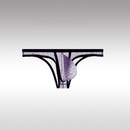 Men's Sexy Low-Rise Comfort Bikini Ice Silk Mesh Transparent Ultra-Thin Briefs