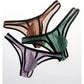Men's Sexy Low-Rise Comfort Bikini Ice Silk Mesh Transparent Ultra-Thin Briefs