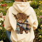 🎄🎅CHRISTMAS SALE 50% OFF!!🎁Cute Highland Cow Cozy Fleece-Lined Hooded Sweatshirt🦬