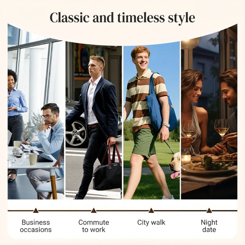 ⏳Time-Limited Special⏰Classic Men’s Slip-On Leather Shoes – Premium Calfskin, All-Day Comfort & Effortless Style