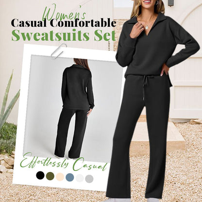 Women's 2 Piece Sets Outfits Casual Long Sleeve Sweatsuits Sets