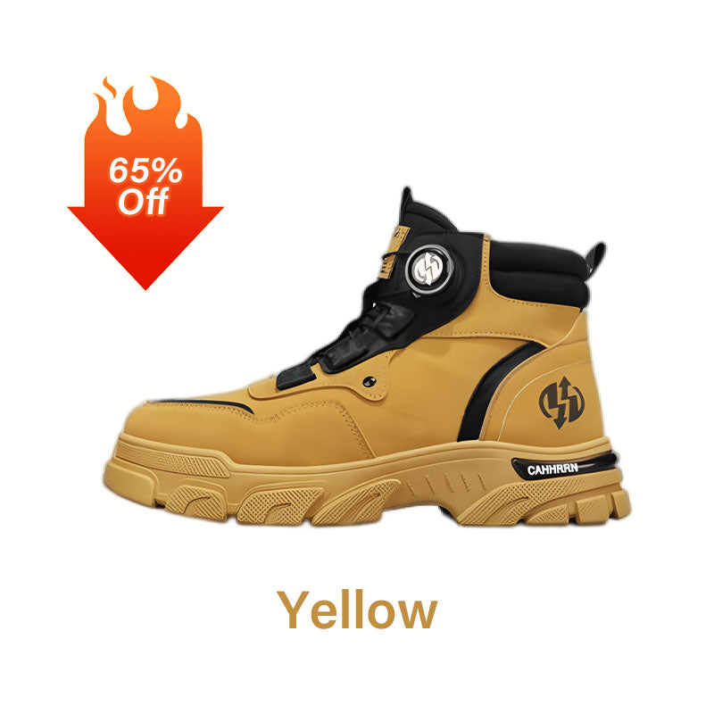 🔥60% OFF🔥Men's Outdoor Swivel Buckle Work Shoes 🔄👞 – Waterproof 💦, Anti-slip 🚶‍♂️, Comfortable , Breathable 🌬️