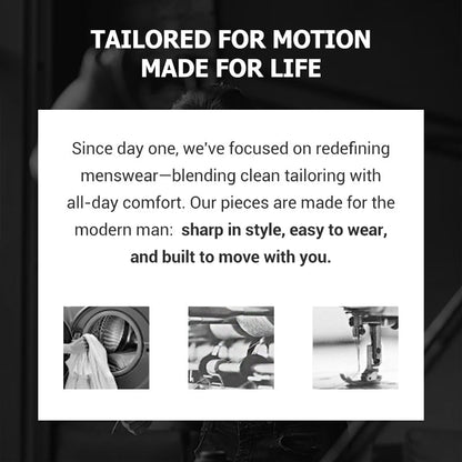 🖤 LAST DAY: 50% OFF! 🖤 Men’s Casual Slim-Fit Solid Color Pants+Belt ❄️