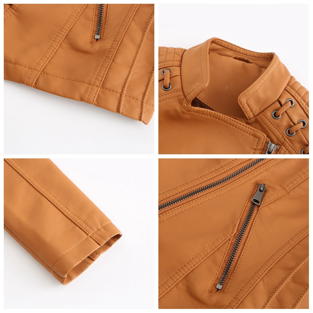 New Arrival- 50% OFF💝💥 Washed Leather Jacket