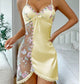 💞50K+ SOLD!👗🎀 50% OFF! Model Special Offer-Lace Erotic Lingerie Camisole Nightgown with Bow
