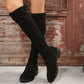 Women's Stylish Solid Color Knee Boots
