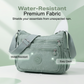 Lightweight Multi-Pocket Nylon Crossbody Bag