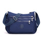 Lightweight Multi-Pocket Nylon Crossbody Bag