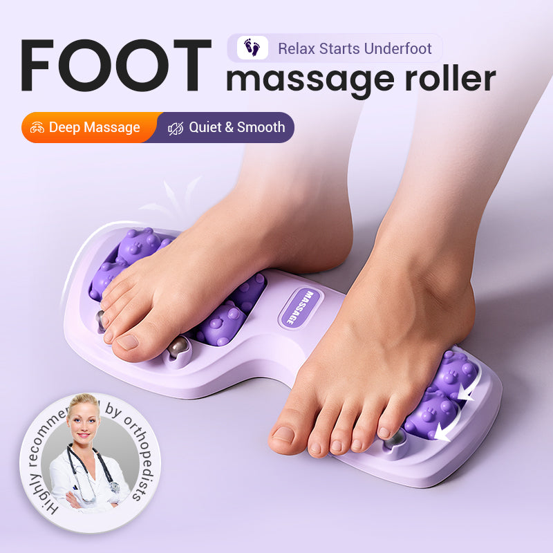 ⏰Hot Sale💜Portable Dual Foot Massage Roller💜