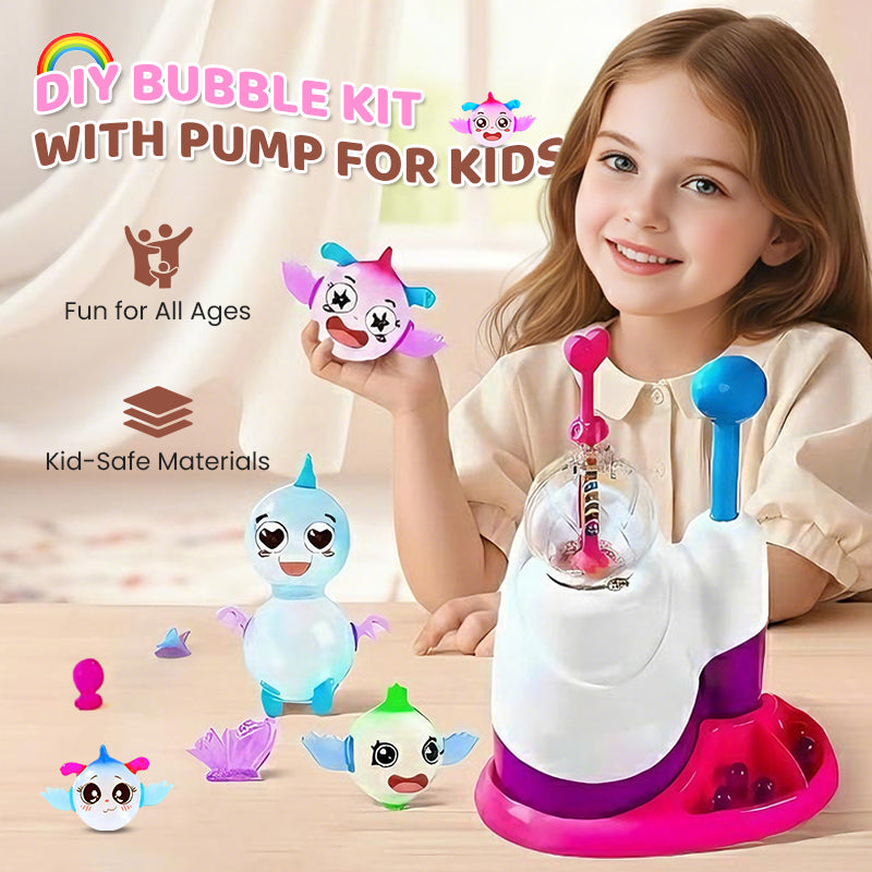 🎁Xmas Sale 50% OFF 🔥DIY Bubble Kit with Pump for Kids