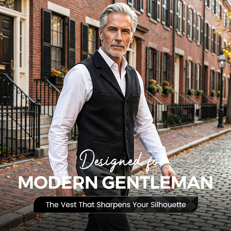 Men's Slim Fit Casual Business Vest
