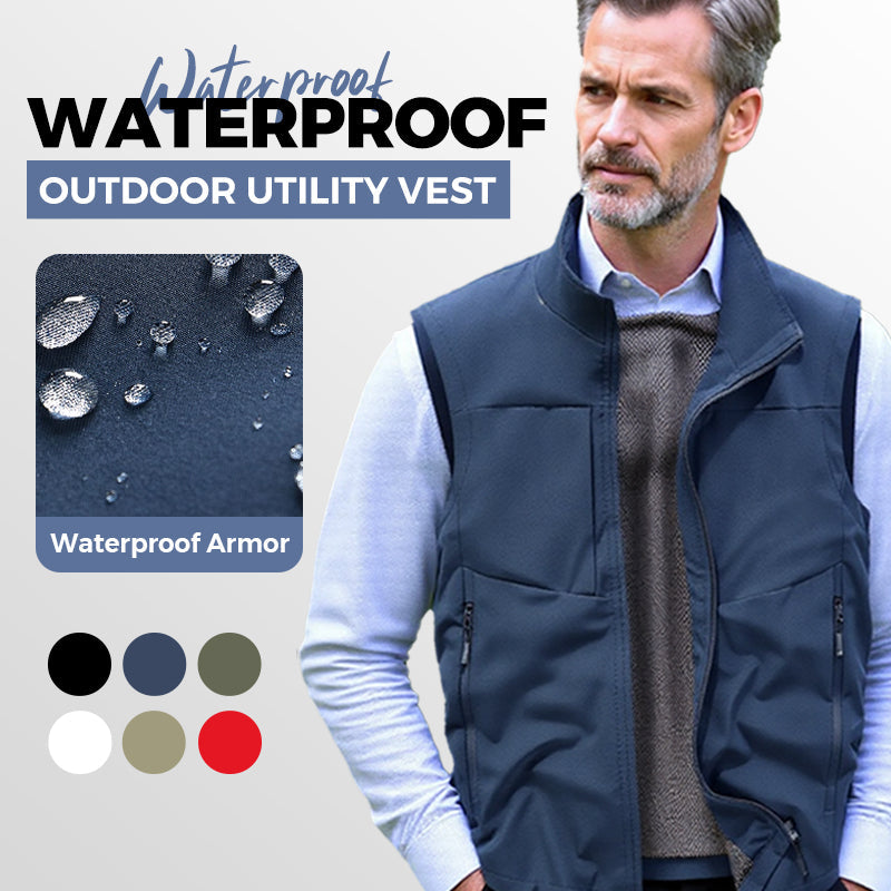 Men's Waterproof Outdoor Utility Vest