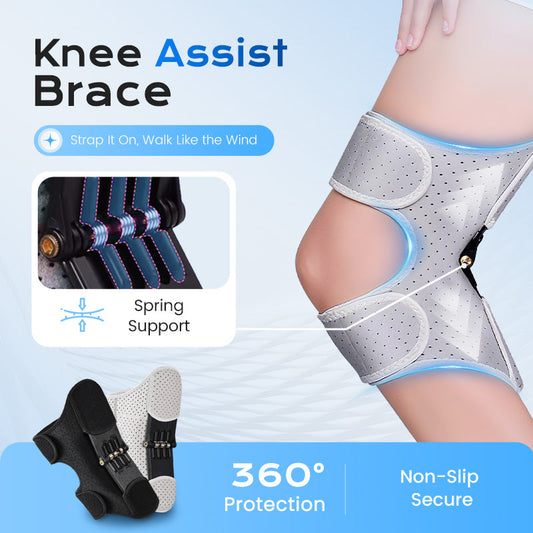 💥2026 HOT SALE🛡️🌤️ 50% OFF! Adjustable Sport Knee Booster – Silicone grip, 4‑way stretch. Relieves strain during walks, hikes or workouts. Your joint’s best friend. 🦵💕