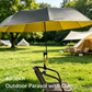 ⌛Today's Daily Special-Outdoor Camping Sunshade Umbrella with Clip, Sun Parasol Umbrella, 49-Inch Large Canopy, UV Protection, Beach Gear, Ideal for Travel, Fishing, Golf, Sports Events, Lightweight Canopy