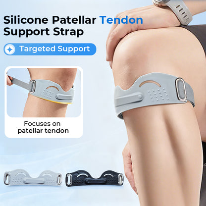 🔥Over 3,000+ people have already benefited!🦵Silicone Patellar Tendon Support Strap